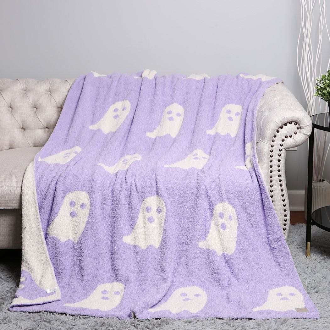 Purple and white ghosties blanket ✨PRE ORDER, est arrival end august