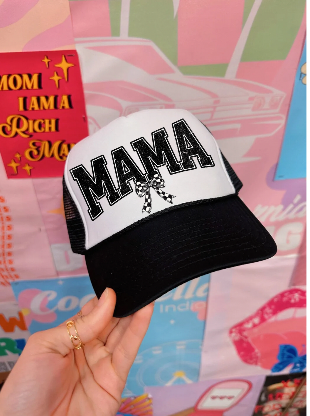 Mama coquette trucker hat