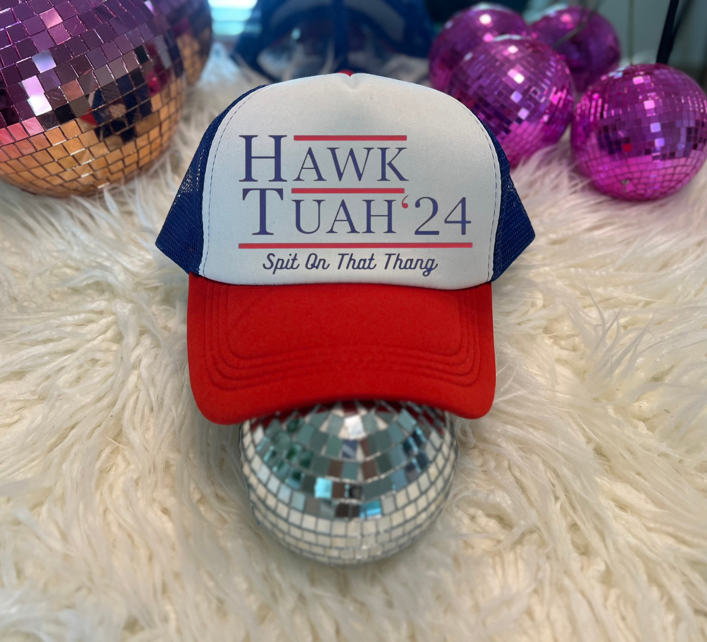 Hawk tuah 24’ trucker hat