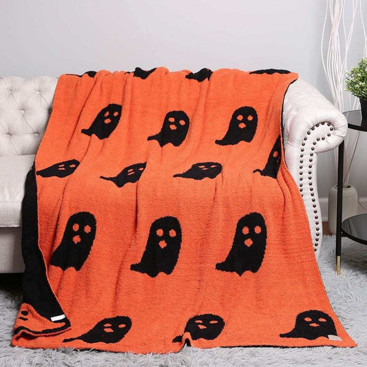 Orange and black ghosties blanket ✨PRE ORDER, est arrival end august